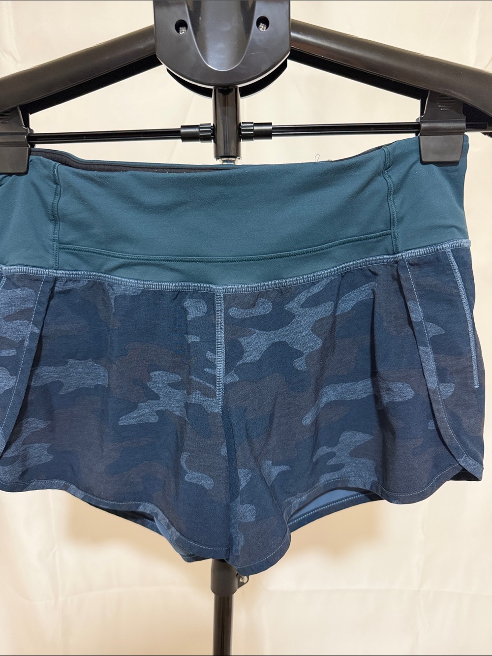 Lululemon Speed Up Camo Shorts